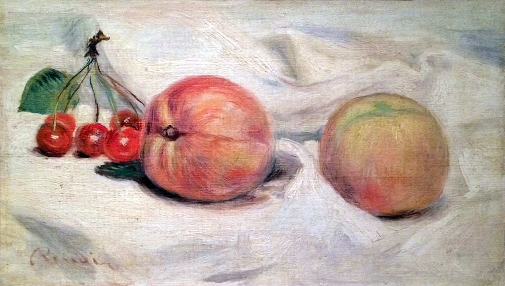 22 Peaches and Cherries Pierre Auguste Renoir National Museum of Fine Arts MNBA  Buenos Aires